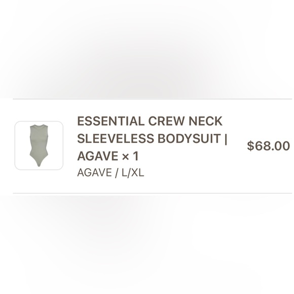 Skims body suit in Agave - Picture 5 of 5